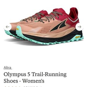 Altra Olympus 5 Trail Shoes size 9
